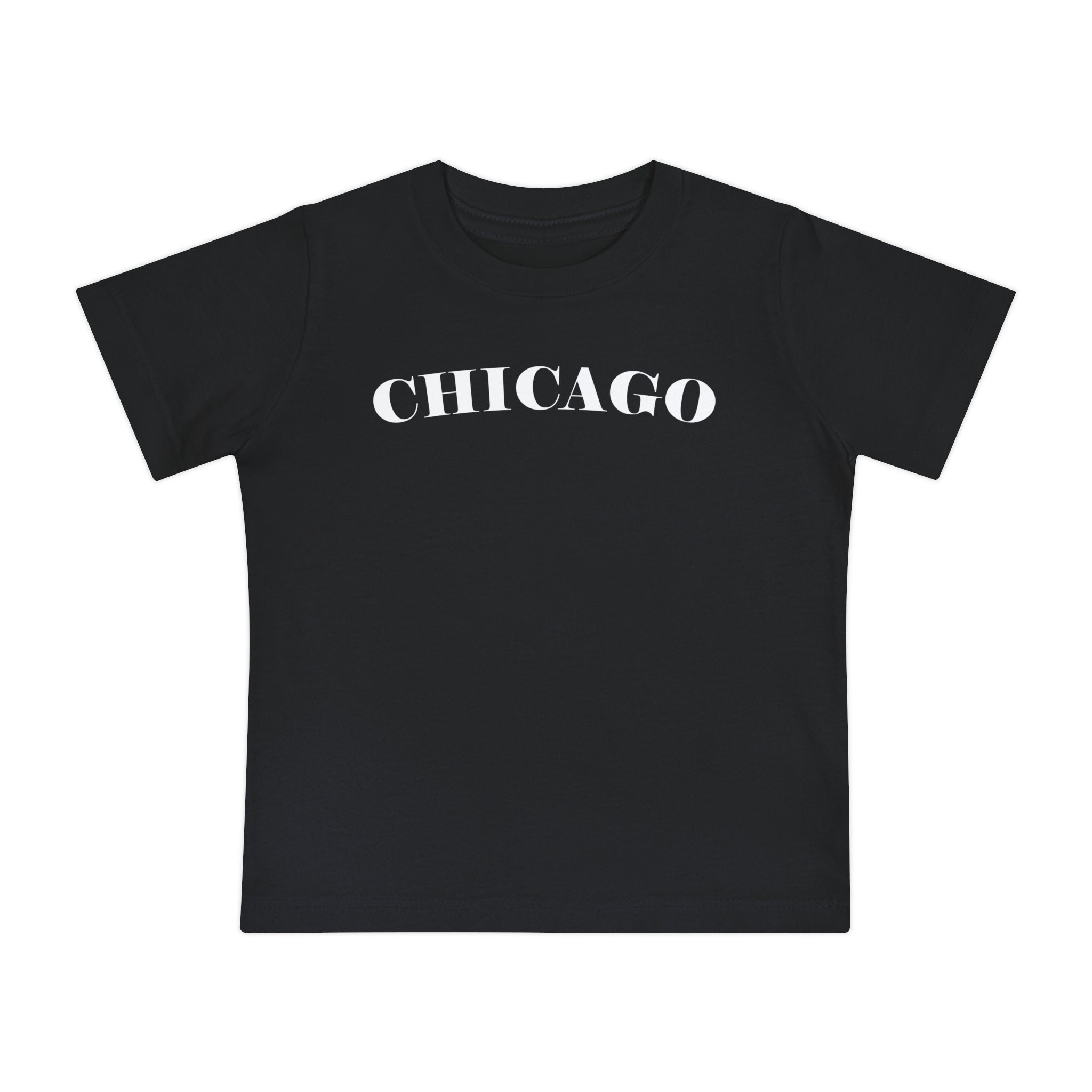 Mystery Noir Chicago Skyline Sunset Unisex Baby Short Sleeve T-Shirt - Aaria Tees Aaria Tees