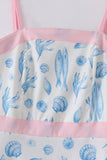 Marine creature print dress mom & me - Aaria Tees Aaria Tees