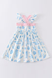 Marine creature print dress mom & me - Aaria Tees Aaria Tees