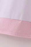 White mermaid embroidery cover up mom & me - Aaria Tees Aaria Tees