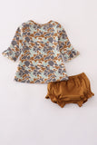 Halloween camouflage applique bloomer set - Aaria Tees Aaria Tees