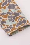 Halloween camouflage applique mom top Aaria Tees