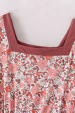 Fall floral print mom&me dress Aaria Tees