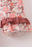Fall floral print mom&me dress Aaria Tees