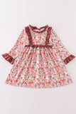 Fall floral print mom&me dress Aaria Tees
