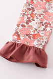 Fall floral print mom&me dress Aaria Tees
