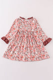 Fall floral print mom&me dress Aaria Tees