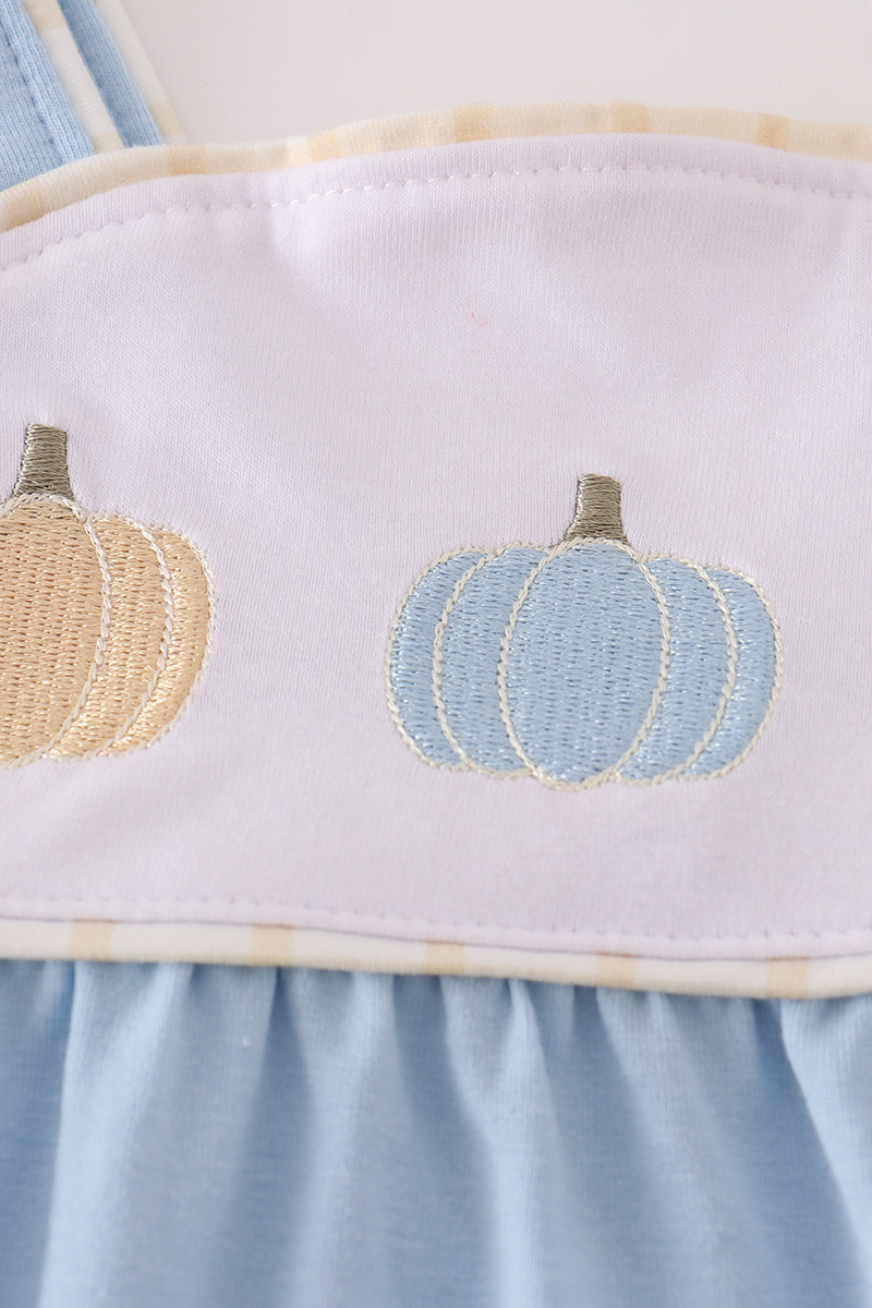 Blue embroidery bubble - Aaria Tees Aaria Tees