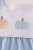 Blue embroidery bubble - Aaria Tees Aaria Tees