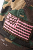 Camouflage flag vintage baseball cap mom & me - Aaria Tees Aaria Tees