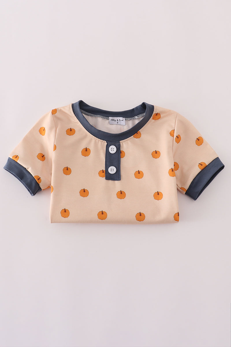 Khaki print pajamas set - Aaria Tees Aaria Tees