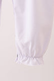 White wreath smocked romper - Aaria Tees Aaria Tees