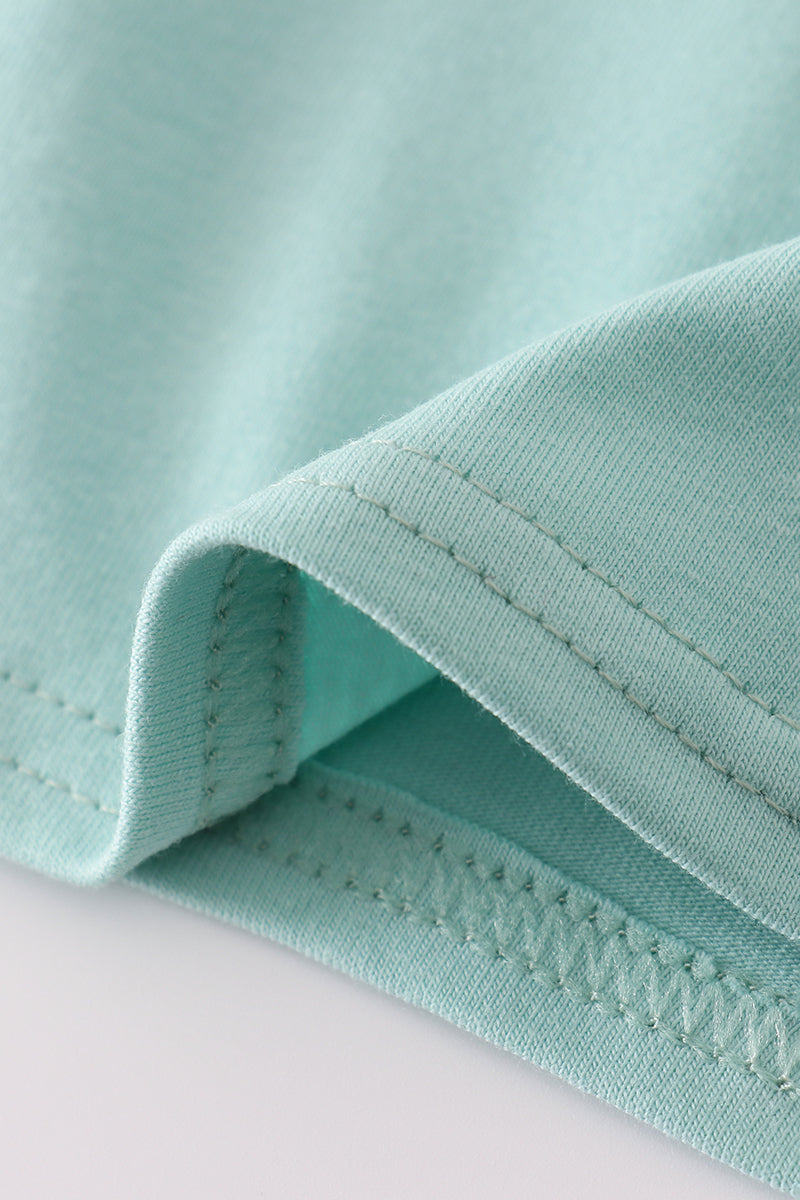 Green farm embroidery top - Aaria Tees Aaria Tees