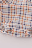 Orange turkey embroidery bubble set - Aaria Tees Aaria Tees