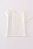 Flag bow ice-cream sequin mom&me top - Aaria Tees Aaria Tees