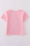 Pink bow sequin mom&me top - Aaria Tees Aaria Tees