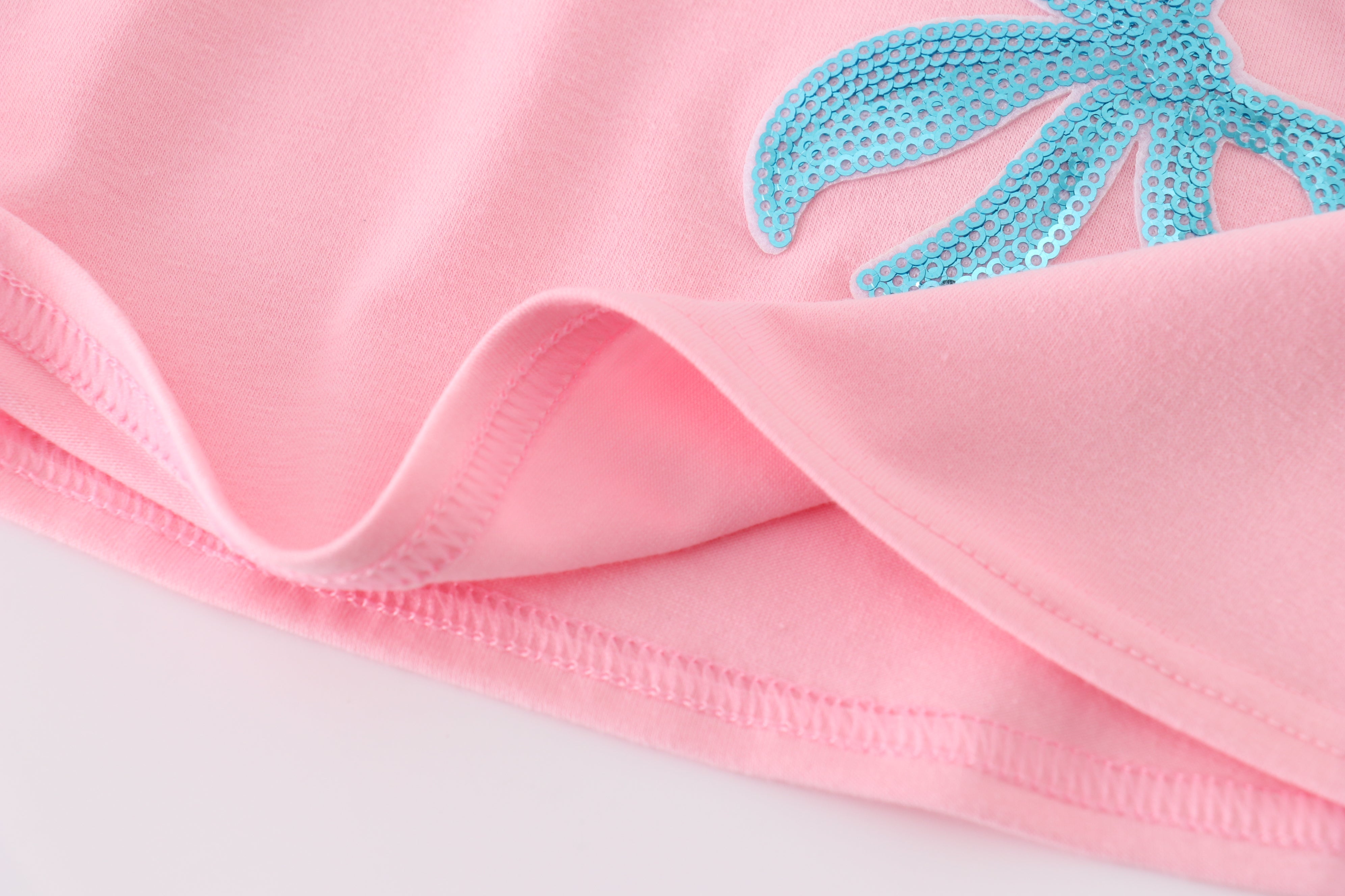 Pink bow sequin mom&me dress - Aaria Tees Aaria Tees