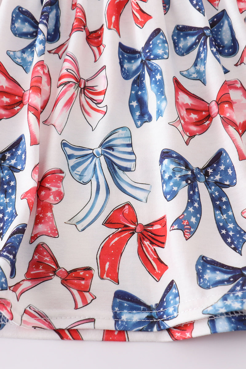 Bow print mom&me top - Aaria Tees Aaria Tees