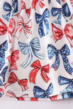 Bow print mom&me top - Aaria Tees Aaria Tees