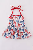Bow print mom&me top - Aaria Tees Aaria Tees