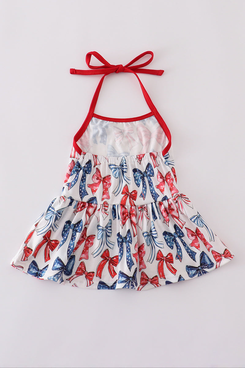 Bow print mom&me top - Aaria Tees Aaria Tees