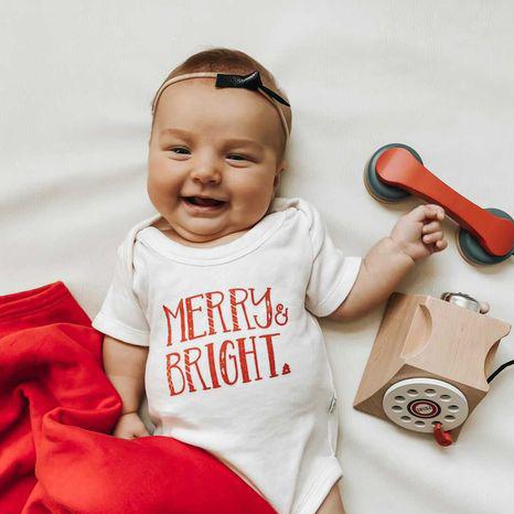 graphic bodysuit | merry & bright - Aaria Tees Aaria Tees