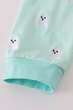Green ghost embroidery pajamas set - Aaria Tees Aaria Tees