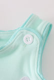 Green ghost embroidery bubble - Aaria Tees Aaria Tees