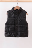 Black mom&me puffer vest Aaria Tees