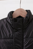 Black mom&me puffer vest Aaria Tees