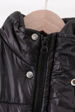 Black mom&me puffer vest Aaria Tees