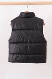 Black mom&me puffer vest Aaria Tees