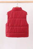 Maroon mom&me puffer vest Aaria Tees