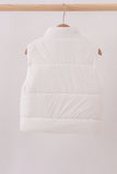 White mom&me puffer vest - Aaria Tees Aaria Tees