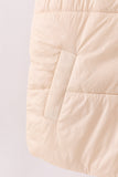 Cream mom&me puffer vest Aaria Tees