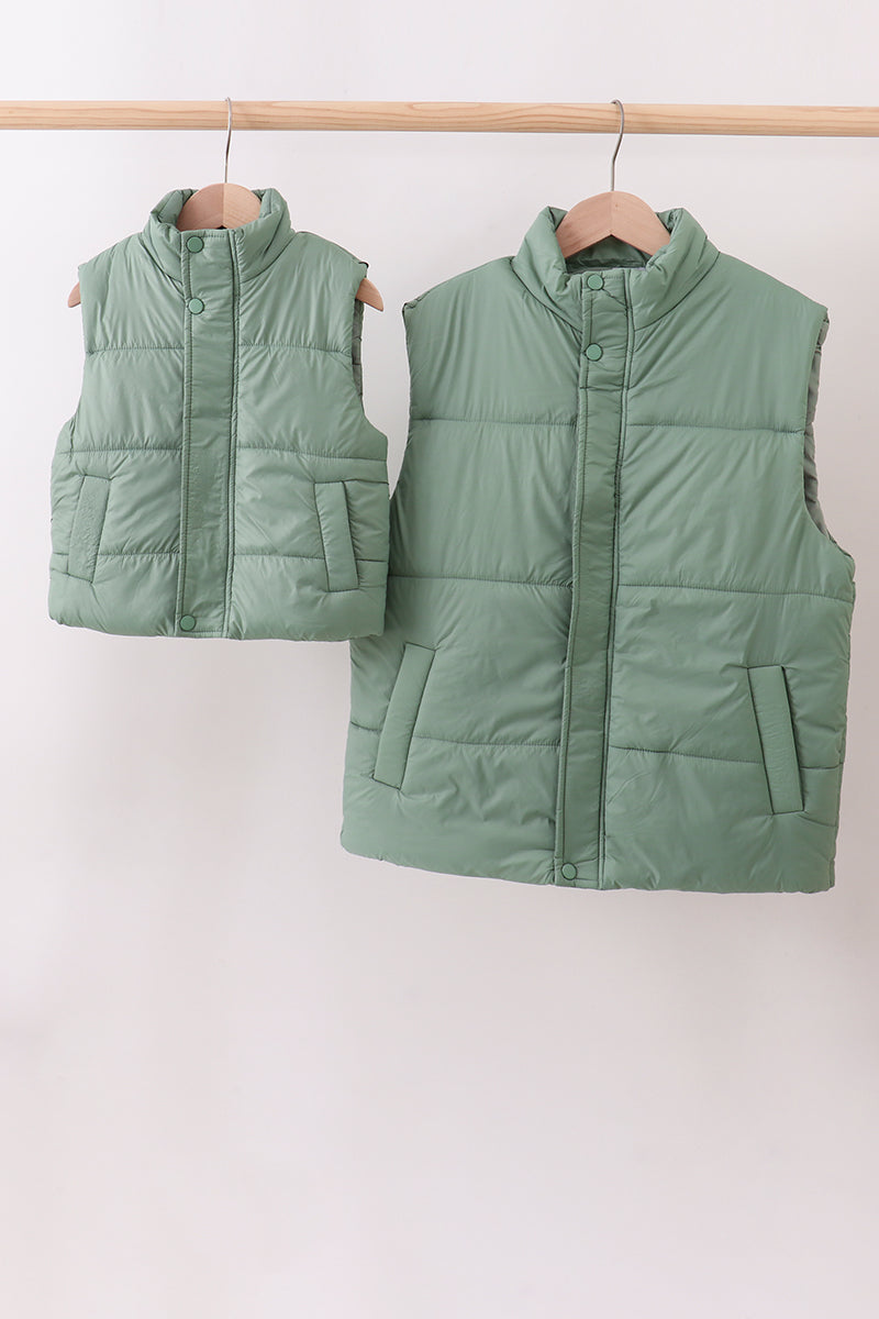Sage mom&me puffer vest - Aaria Tees Aaria Tees