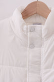 White mom&me puffer vest - Aaria Tees Aaria Tees