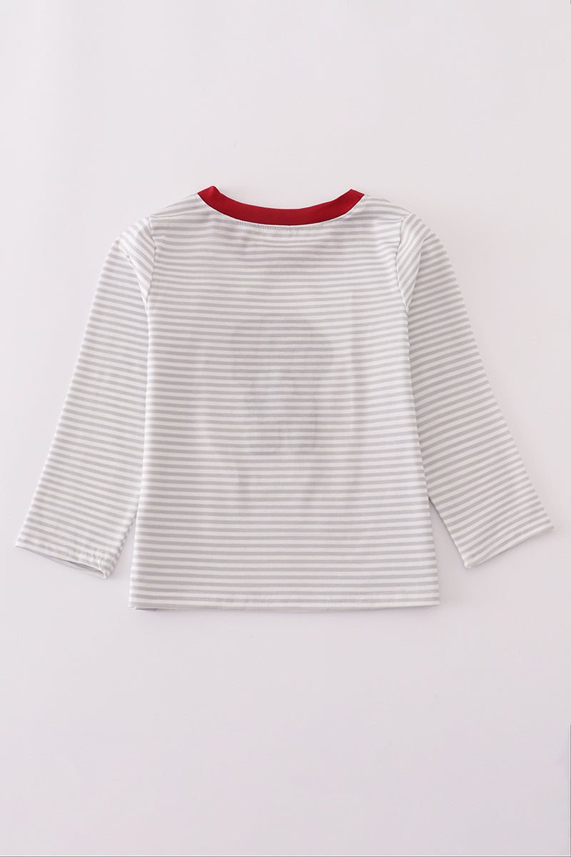 Alabama polka dot elephant french knot top - Aaria Tees Aaria Tees