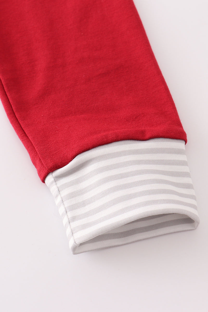 Alabama stripe elephant french knot pants set - Aaria Tees Aaria Tees
