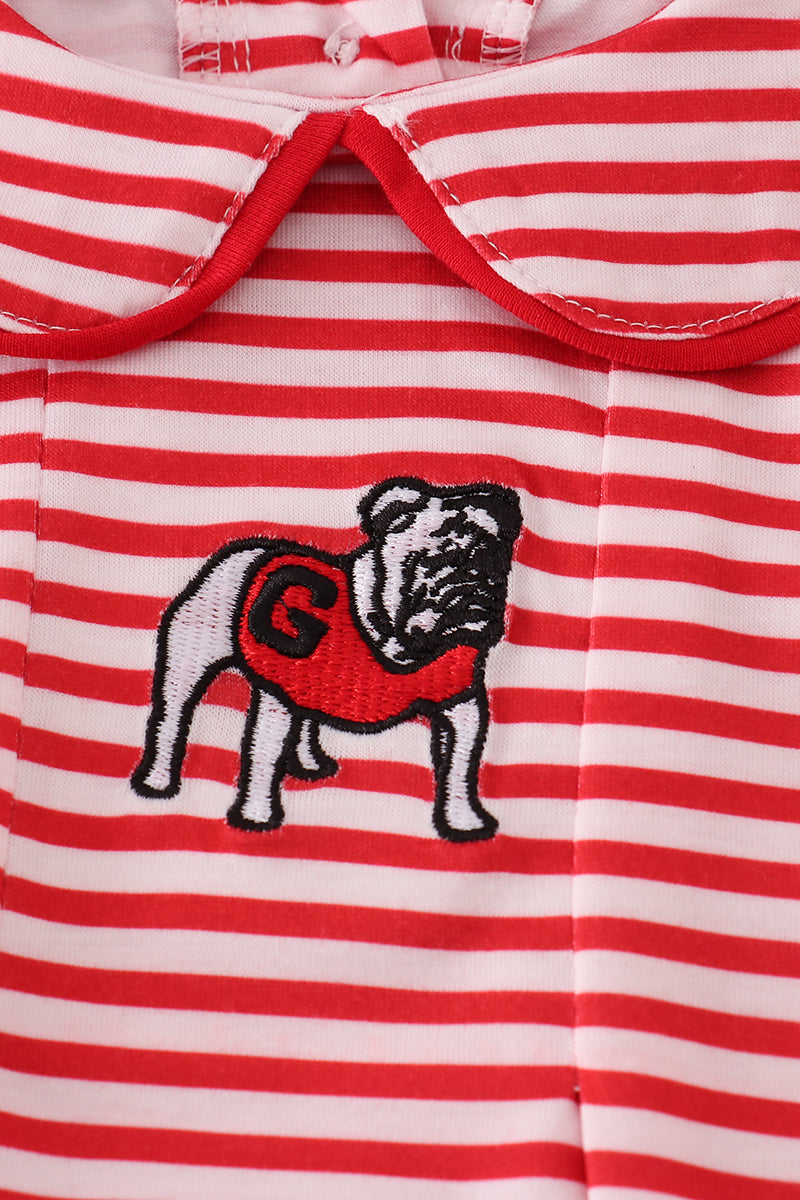 Georgia embroidery stripe bubble - Aaria Tees Aaria Tees