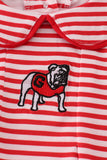 Georgia embroidery stripe bubble - Aaria Tees Aaria Tees