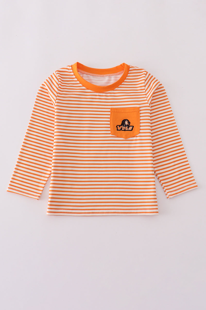 Tennessee applique stripe top - Aaria Tees