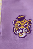Purple LSU embroidery pants set - Aaria Tees Aaria Tees