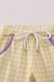 Purple LSU embroidery pants set - Aaria Tees Aaria Tees