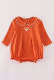 Rust Texas embroidery bubble - Aaria Tees Aaria Tees
