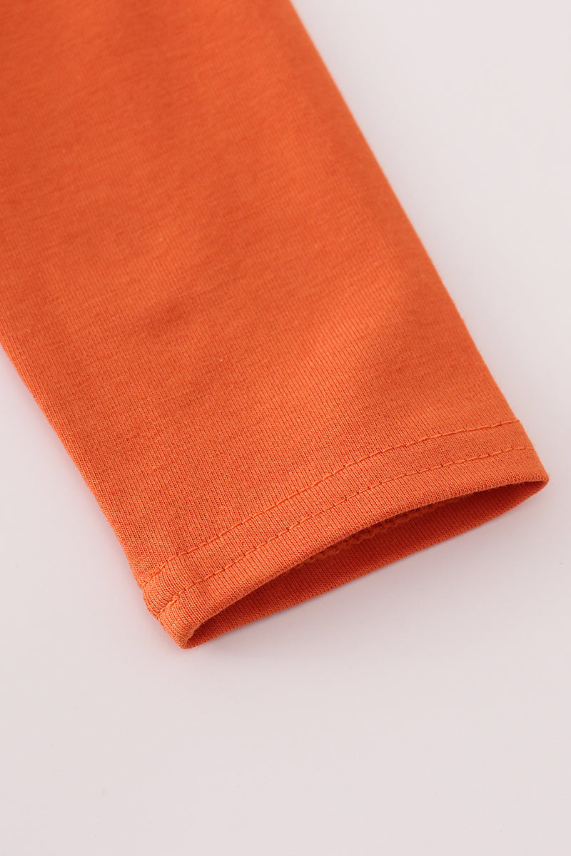 Rust Texas embroidery bubble - Aaria Tees Aaria Tees