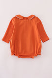 Rust Texas embroidery bubble - Aaria Tees Aaria Tees