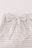 Rust Texas embroidery bow skorts set - Aaria Tees Aaria Tees