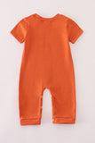Rust Texas embroidery romper - Aaria Tees Aaria Tees
