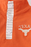 Rust Texas embroidery pants set - Aaria Tees Aaria Tees